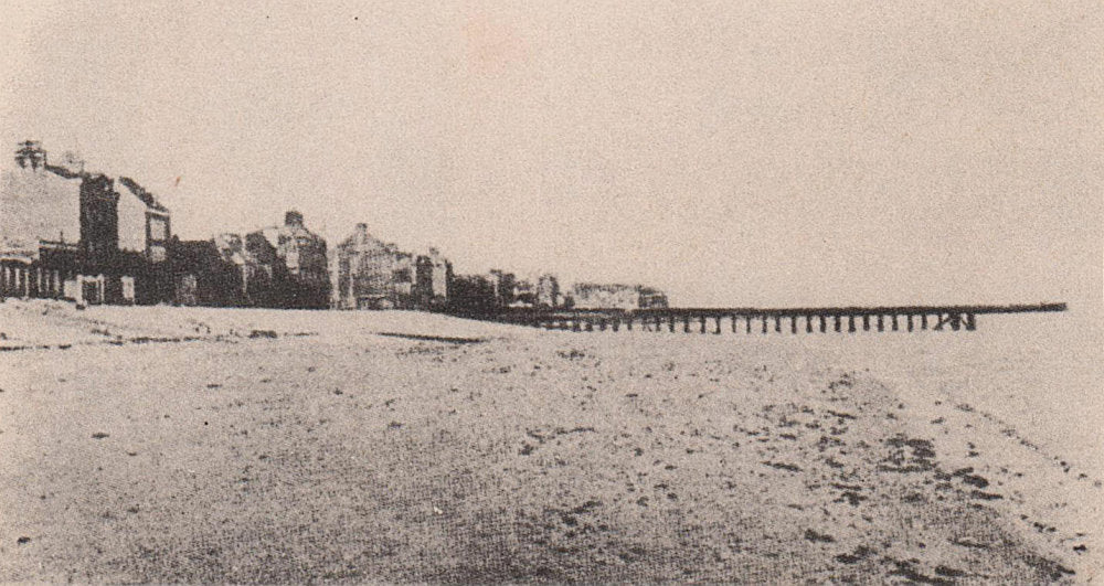 Grandcamp, looking west, Calvados. Admiralty intelligence photo 1943 old print